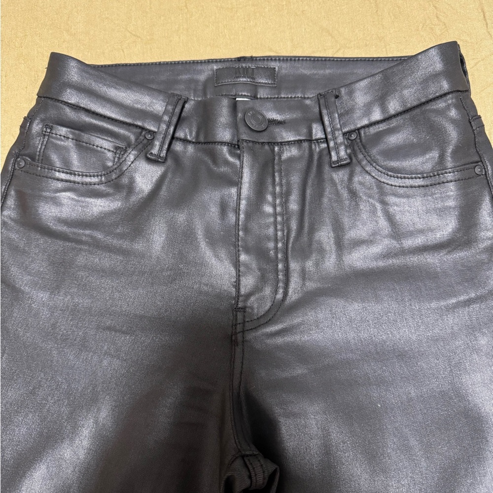 Kut from the Kloth Black Wide Leg Pants - Picture 3 of 12